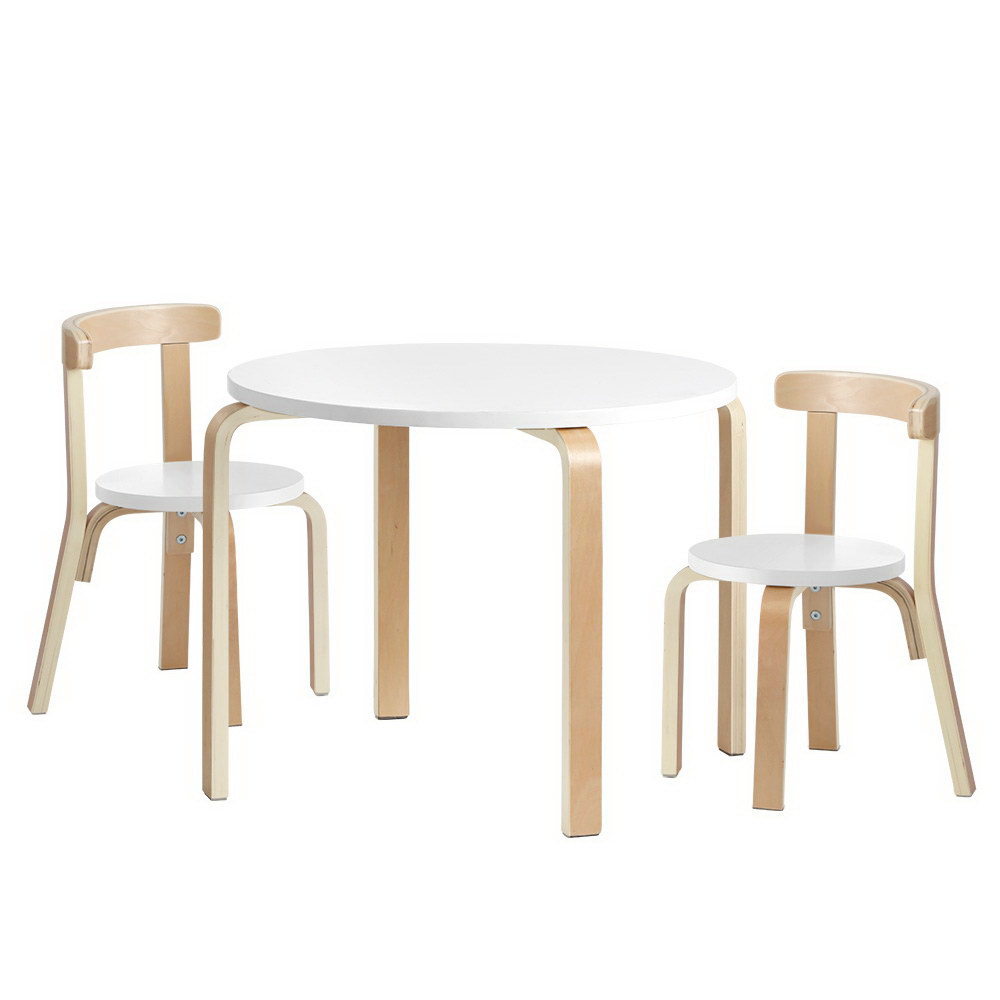 KEEZI 3PCE TABLE & CHAIRS SET