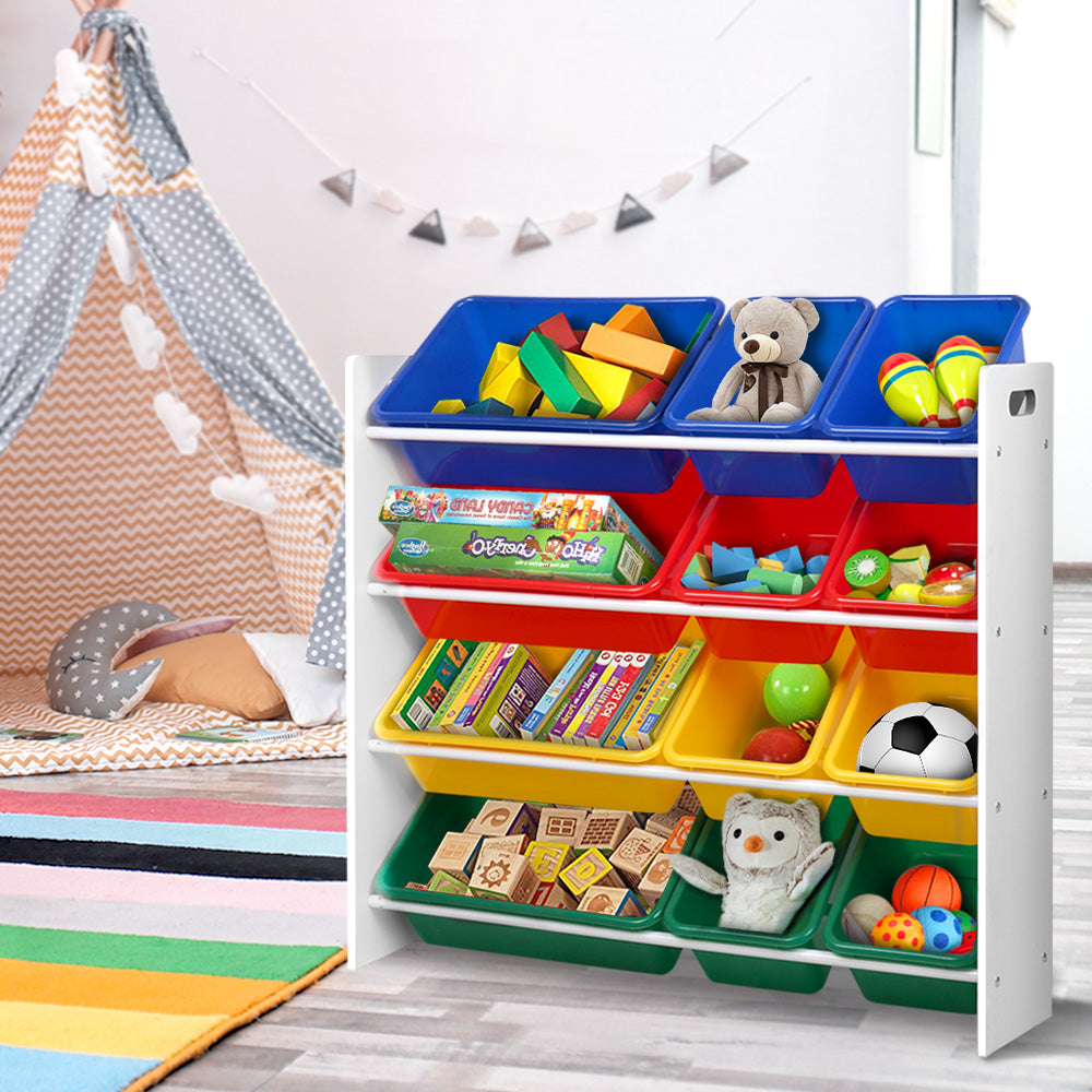 Keezi Kids 12 Bin Storage Unit
