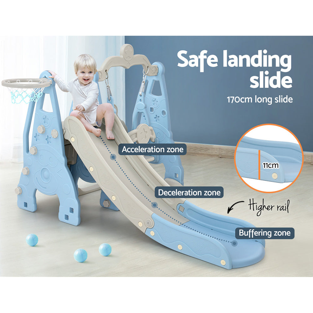 Keezi Kids Swing and Slide Set