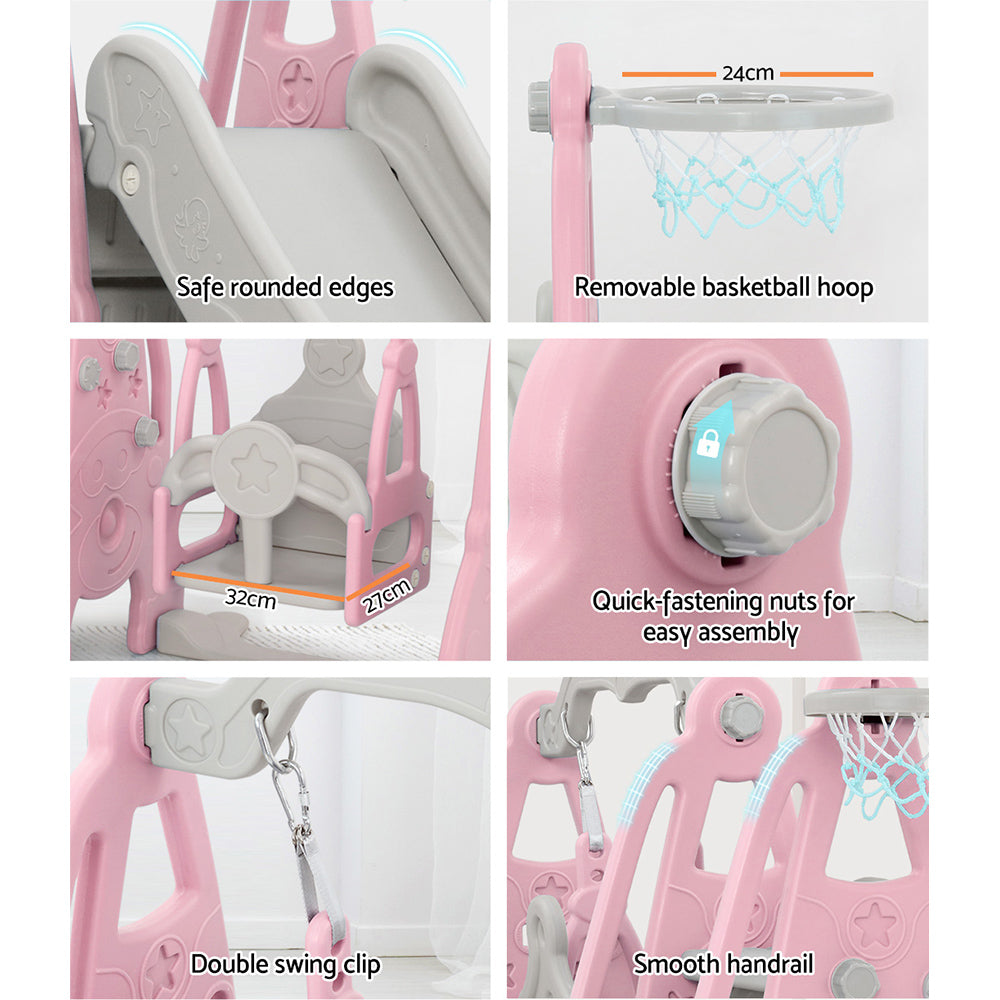 Keezi Kids Swing and Slide Set