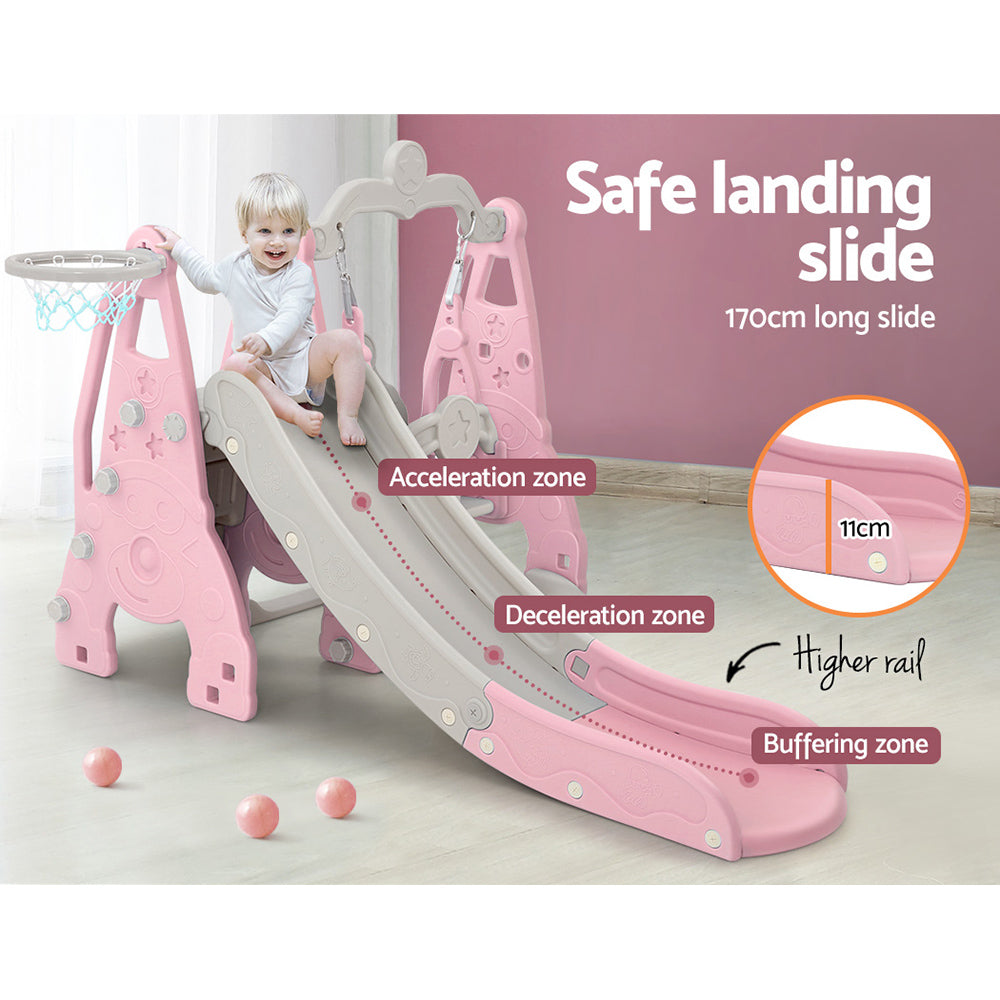 Keezi Kids Swing and Slide Set