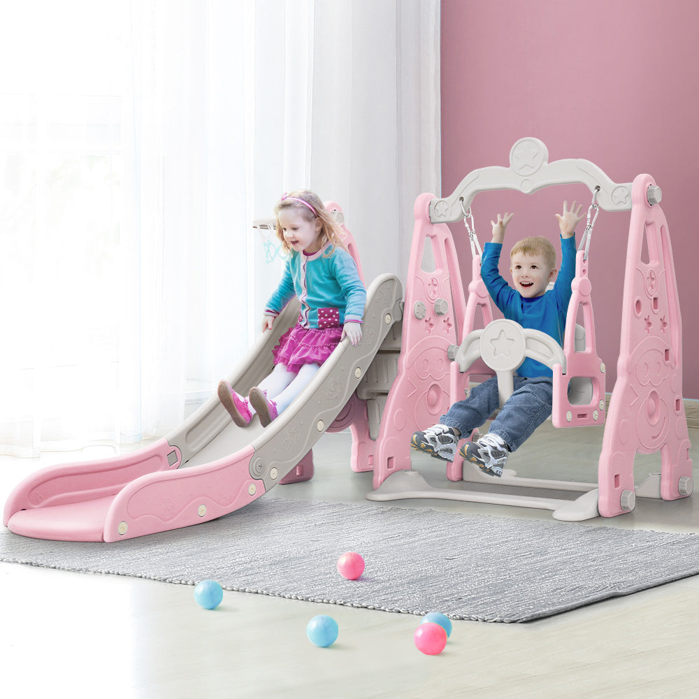 Keezi Kids Swing and Slide Set