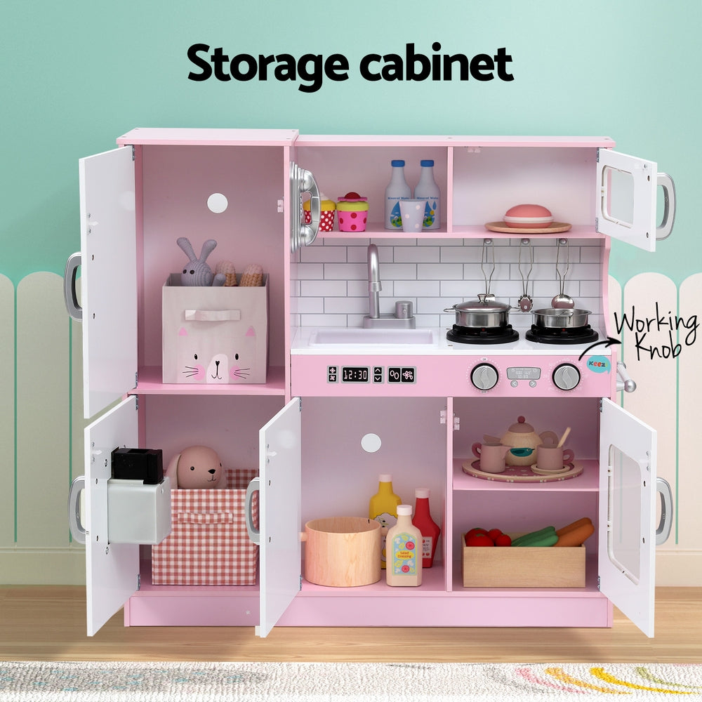 Keezi Kids Kitchen Play Set with Blackboard