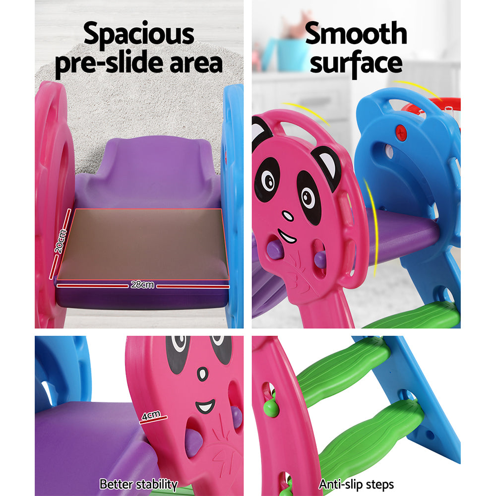 Keezi Kids Slide and Basketball Playground