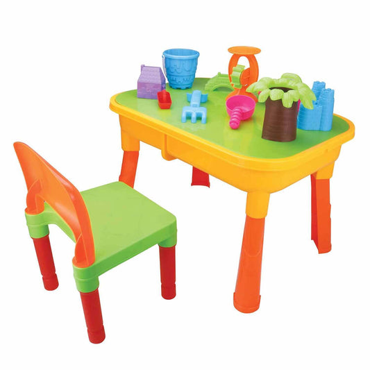 SAND & WATER PLAY SET WITH 18PCE ACCESSORIES