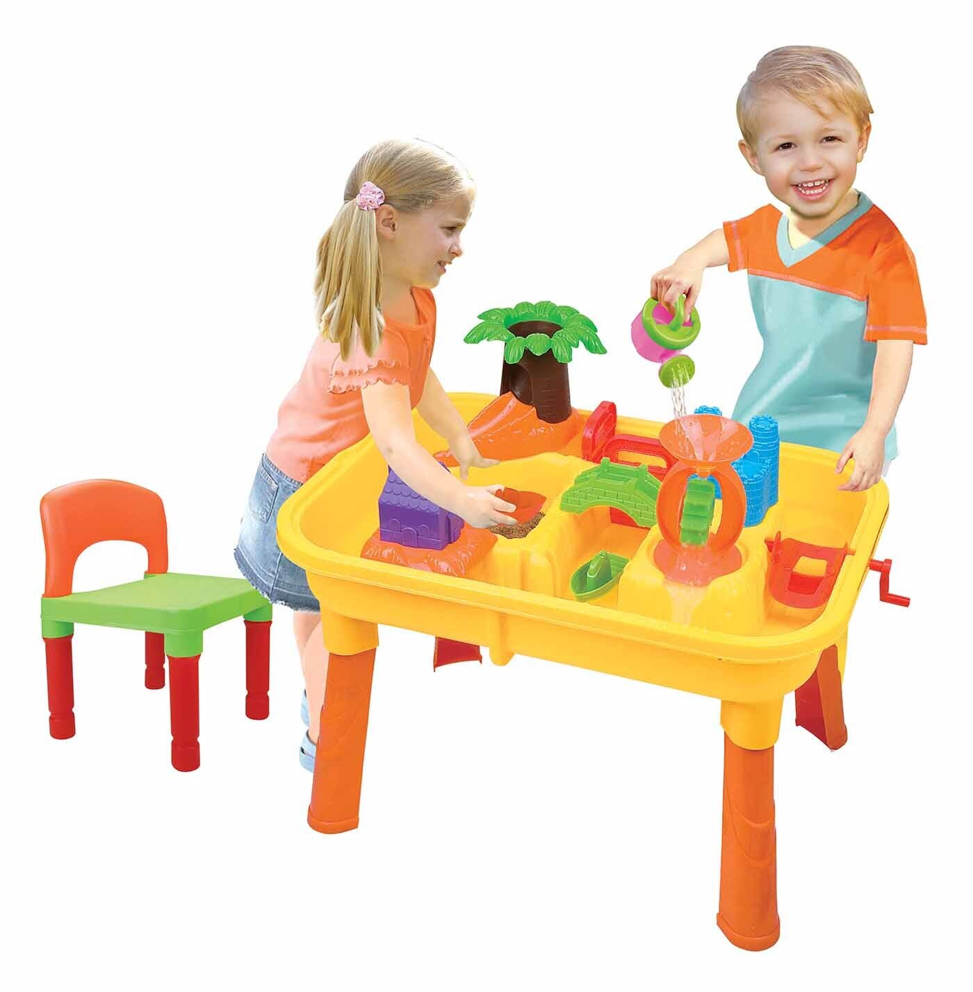 SAND & WATER PLAY SET WITH 18PCE ACCESSORIES