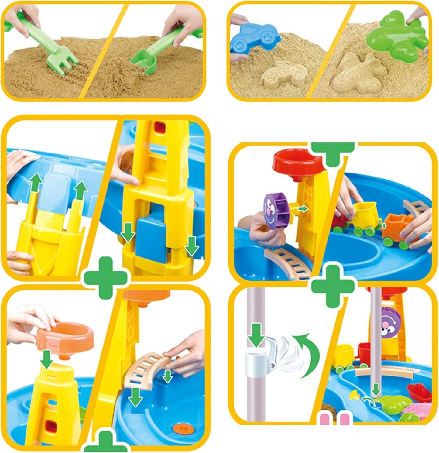 SAND & WATER PLAY SET WITH 28PCE ACCESSORIES
