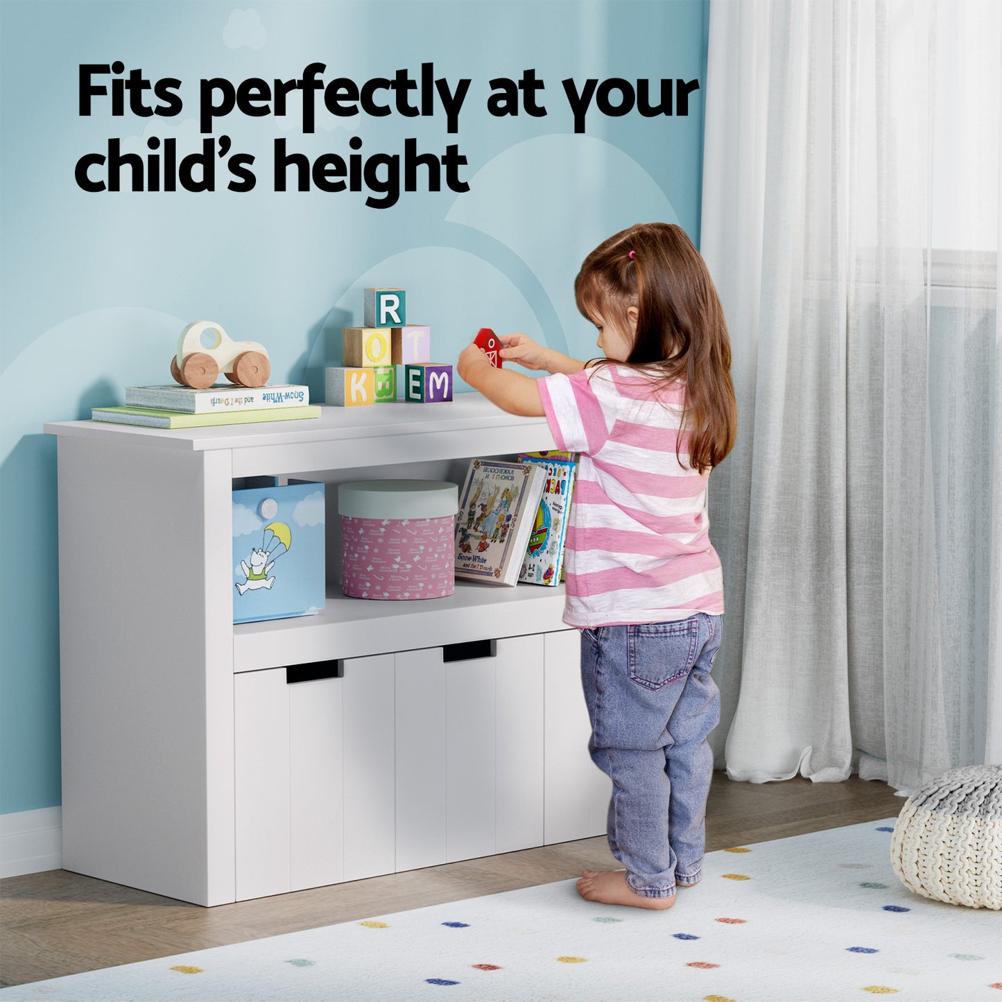 KEEZI KIDS TOY & BOOK STORAGE UNIT