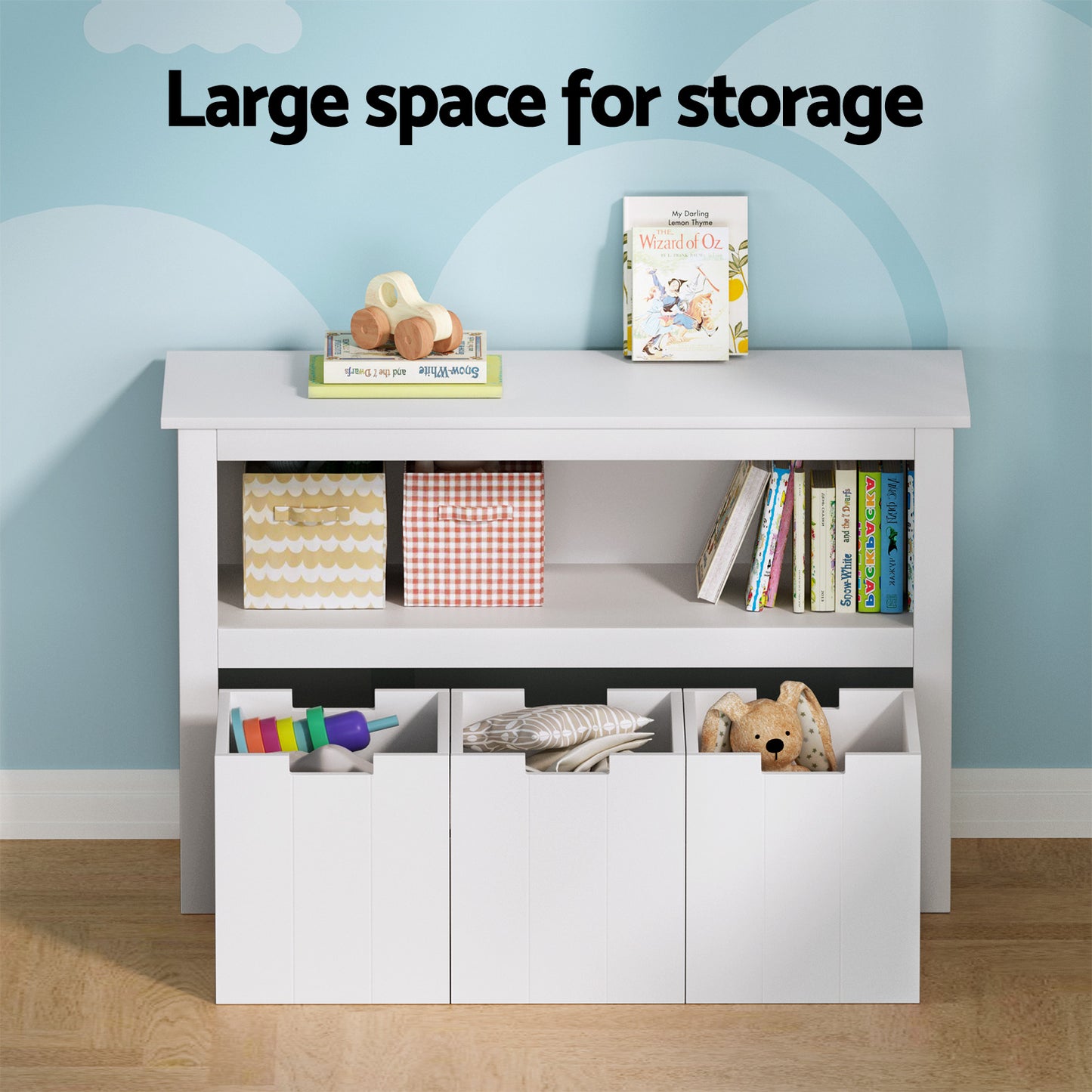 KEEZI KIDS TOY & BOOK STORAGE UNIT