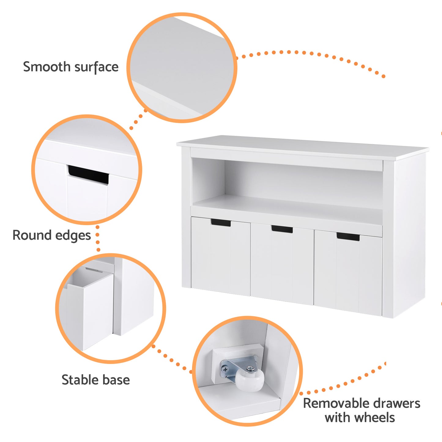 KEEZI KIDS TOY & BOOK STORAGE UNIT