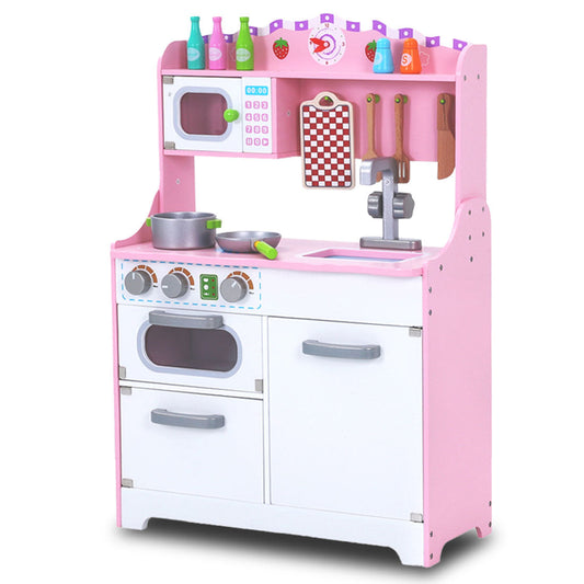 Wooden Kitchen Play Set with Accessories