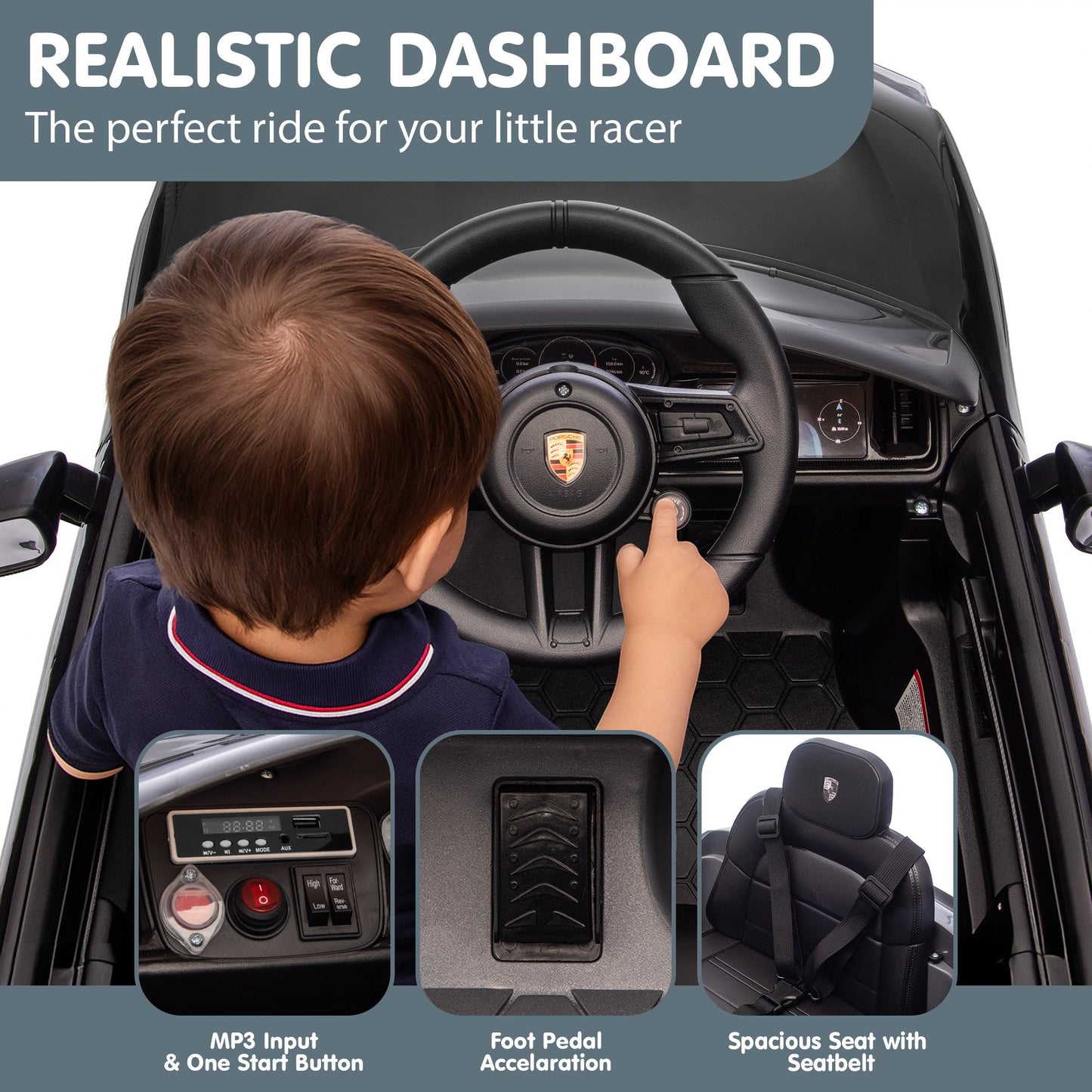 KAHUNA LICENSED PORSCHE CAYENNE COUPE RIDE ON CAR