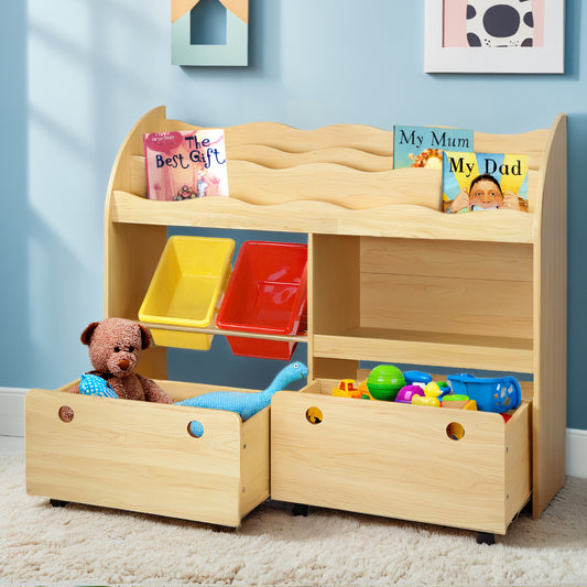 KEEZI KIDS BOOKS SHELF STORAGE UNIT