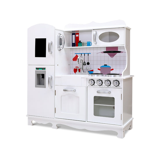 KEEZI KIDS WOODEN KITCHEN PLAYSET